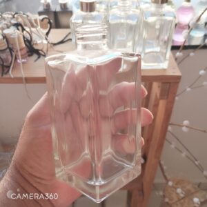 frasco vidro Square 250ml transparente r28 - Imagem 3