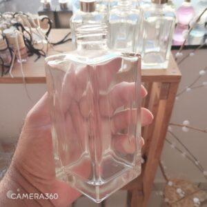 frasco vidro Square 250ml transparente r28 - Imagem 3