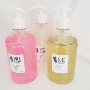 Alcool gel perfumado 500ml mhz aromas - Imagem 3