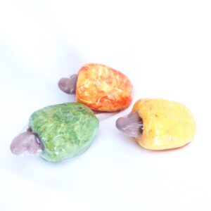Sabonete caju pequeno com castanha