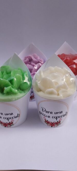 Kit suculentas de sabonetes lembrancinhas - Imagem 2