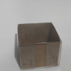 Caixa kraft 4x4 com visor