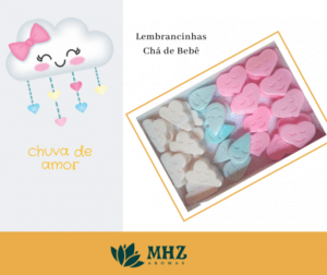 Caixa sabonete chuva de amor 20pcs mhz
