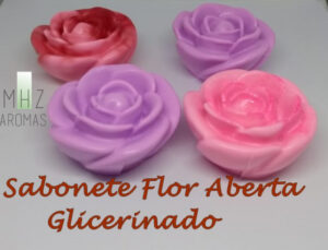 Florzinha média de sabonetes