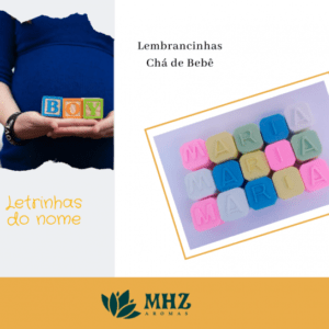 mini sabonetes letrinhas cubinho