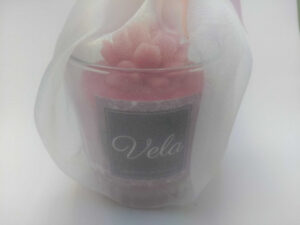 Vela copo vidro 350ml aromáticos