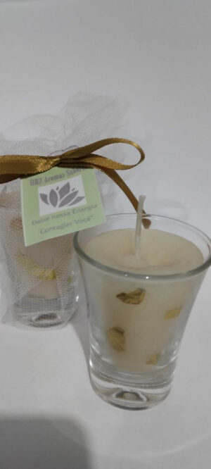 Vela copo tekila aromático
