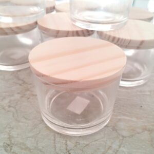 Pote vidro 156ml tampa pinus - Imagem 2